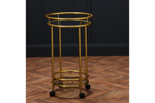 Collins Drinks Trolley Gold
