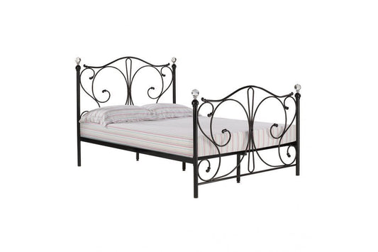 Florence 4.6 Double Bed Black