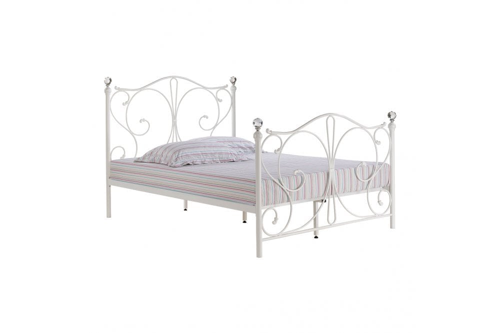 Florence 4.6 Double Bed White