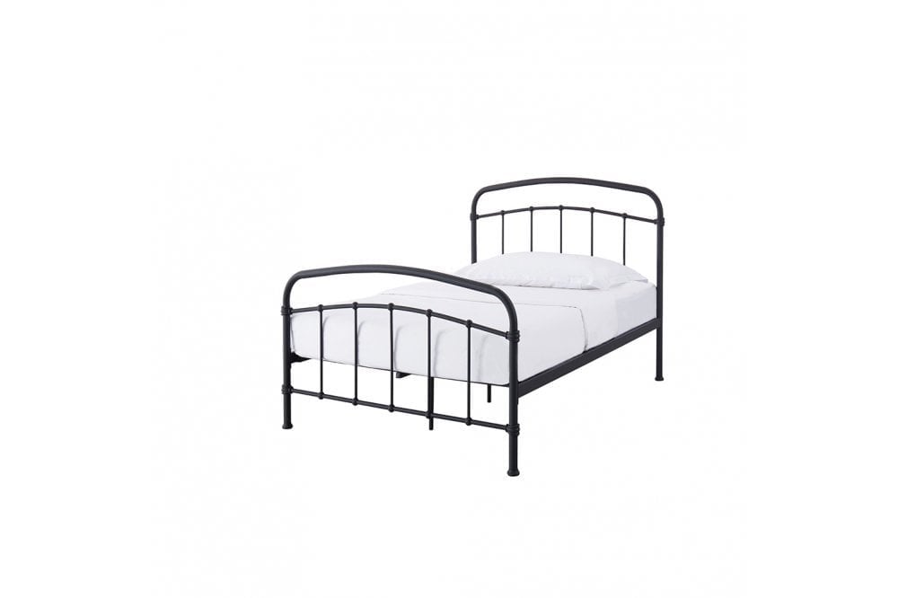 Halston 3.0 Single Black Bed