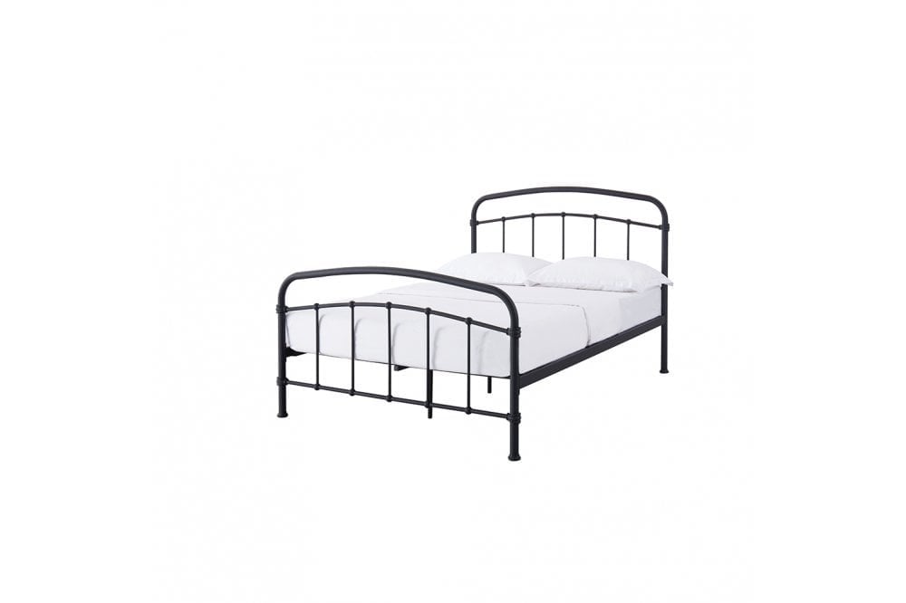 Halston 4.6 Double Black Bed