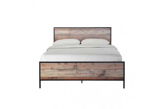 Hoxton 4.6 Double Bed Oak Effect