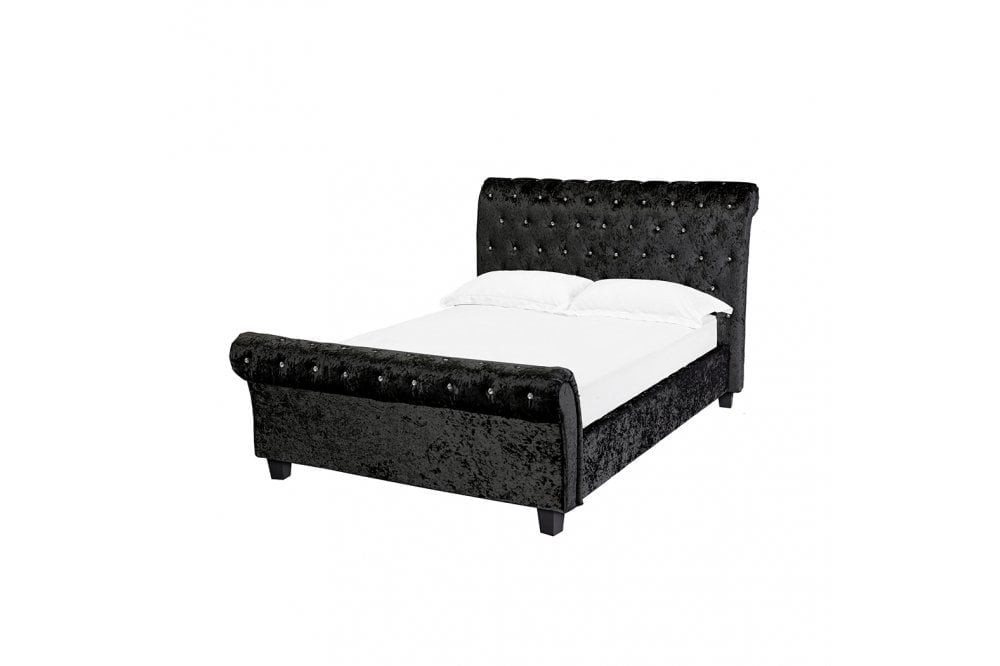 Isabella 4.6 Double Bed Black