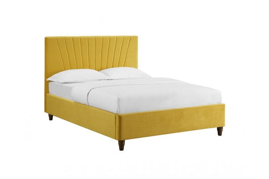 Lexie Kingsize Bed Mustard