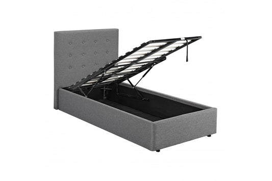 Lucca Plus 3.0 Single Bed Grey