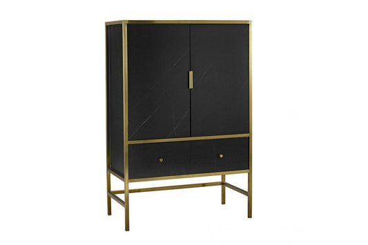 Monaco Drinks Cabinet Black