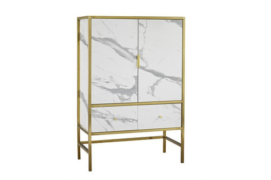 Monaco Drinks Cabinet White