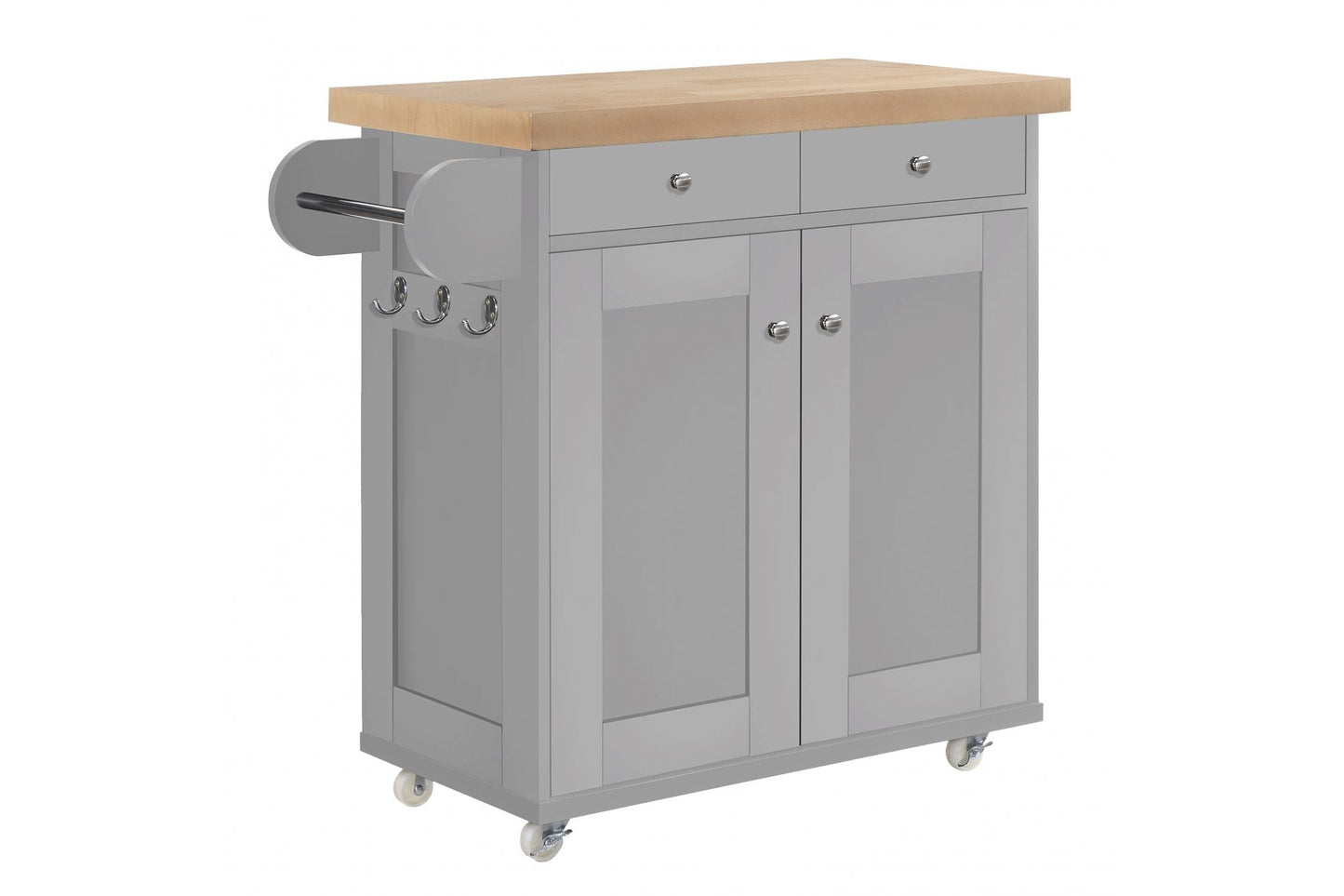 Portland Kitchen Island Grey