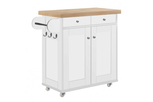Portland Kitchen Island White