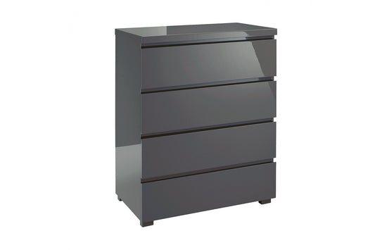 Puro 4 Drawer Chest Charcoal
