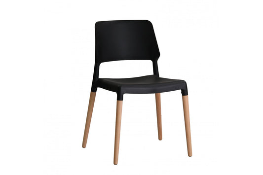 Riva Chair Black (Pack of 2)