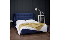 Sloane Blue Kingsize Bed