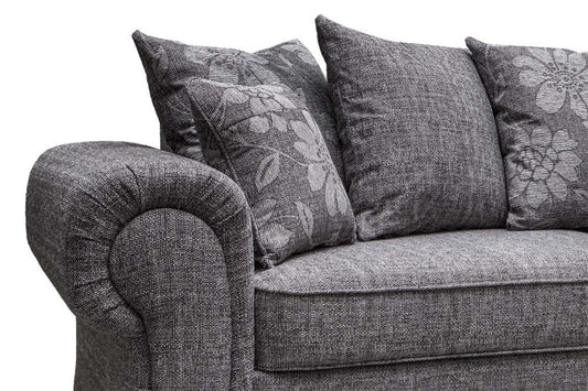 Malmo Grey Fabric Corner Sofa