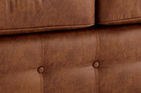 Oakland Tan Suede 2 Seater Sofa - Furniture Instore