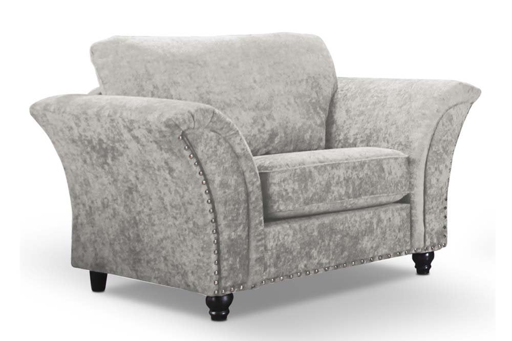 Canterbury Truffle  Fabric Armchair