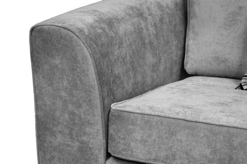 Nancy Grey Fabric 2 Seater Sofa - Furniture Instore
