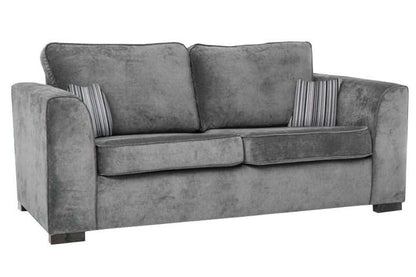Nancy Grey Fabric 3 Seater Sofa