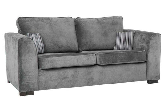 Nancy Grey Fabric 3 Seater Sofa