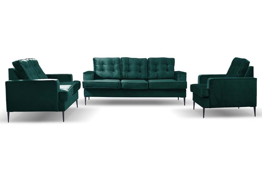 Amy Green Velvet Armchair