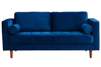Scott Midnight Velvet 2 Seater Sofa - Furniture Instore