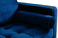 Scott Midnight Velvet 4 Seater Sofa - Furniture Instore