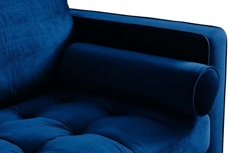 Scott Midnight Velvet 4 Seater Sofa - Furniture Instore