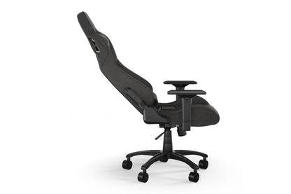 Corsair T3 RUSH Fabric Gaming Chair (2023) ��� Racing-Inspired Design ��� Soft Fabric Exterior ��� Padded Neck Cushion ��� Memory Foam Lumbar Support ��� Adjustable Seat Height ��� Grey & Charcoal