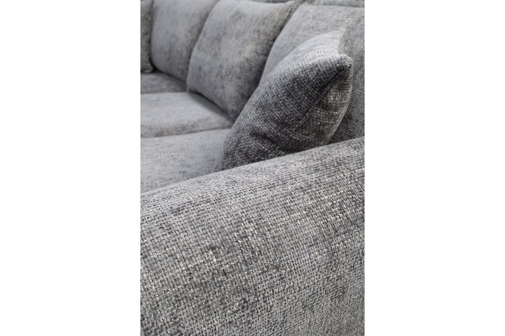 Camden Grey Enzo Fabric Corner Sofa - Furniture Instore