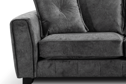 Somerford Grey Fabric 2+1+1 Seater Sofa Set - Furniture Instore