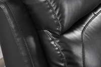 Dandrea Genuine Leather Black Electric Power Recliner 3+1 Seater Sofa Set - Furniture Instore