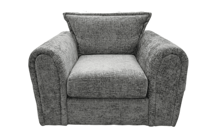 Camden Grey Fabric Armchair