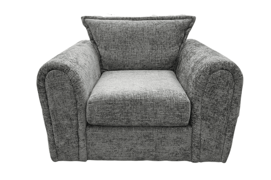 Camden Grey Fabric Armchair