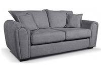 Camden Grey Fabric 3 Seater Sofa - Furniture Instore