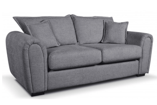 Camden Grey Fabric 3 Seater Sofa