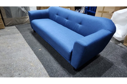 Outlet Cassie Blue Fabric 3 Seater