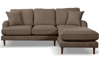 Rupert Nutmeg Fabric Right Hand Corner Sofa