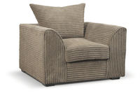 Byron Caramel Fabric Armchair