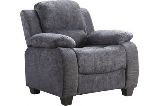 Outlet valerie Grey Fabric armchair