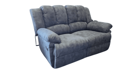 Outlet Torino Grey Fabric 2 Seater Recliner Sofa