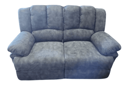 Outlet Torino Grey Fabric 2 Seater Recliner Sofa