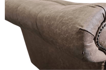 Outlet Oakland Tan Suede 3 Seater Sofa