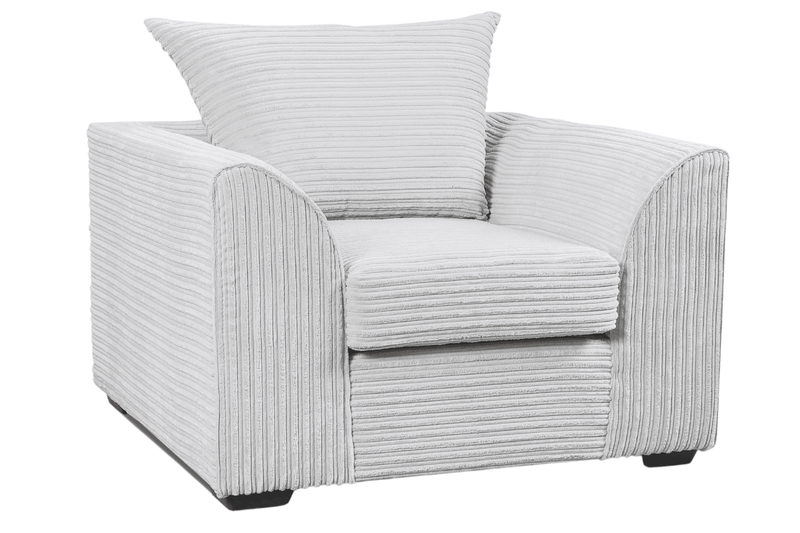 Byron Shark Fabric Armchair - Furniture Instore