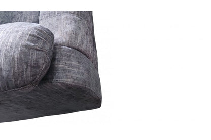 Outlet Valerie Grey Fabric 2 seater sofa