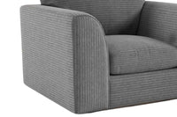 Byron Grey Fabric Armchair - Furniture Instore