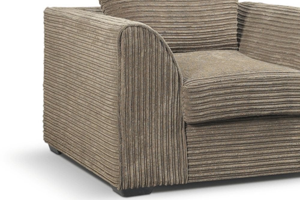 Byron Caramel Fabric Armchair