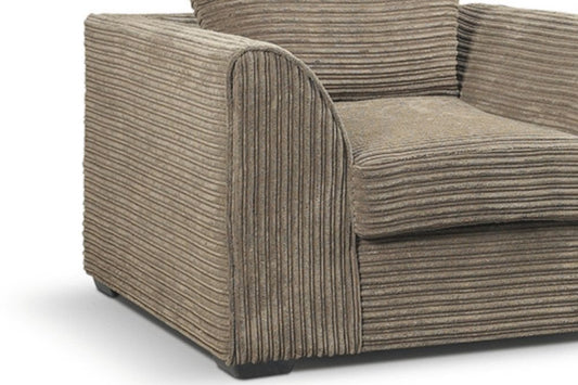 Byron Caramel Fabric 3 Seater Sofa - Furniture Instore
