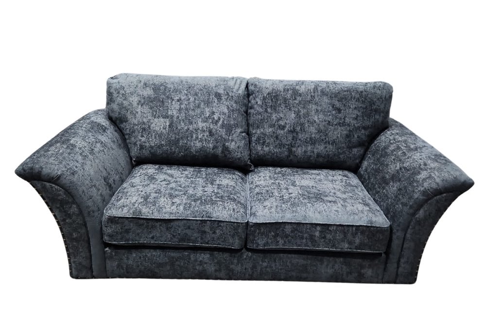 Outlet Canterbury Grey Fabric 3 Seater Sofa