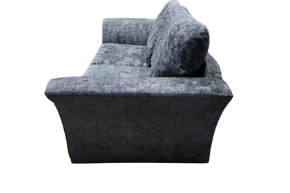 Outlet Canterbury Grey Fabric 3 Seater Sofa