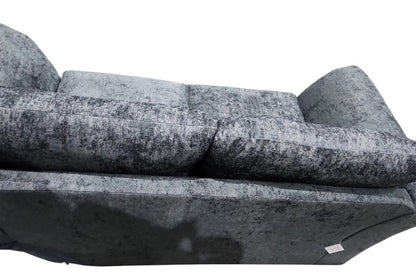 Outlet Canterbury Grey Fabric 3 Seater Sofa