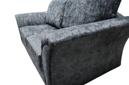 Outlet Canterbury Grey Fabric 3 Seater Sofa